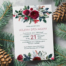 Search for flowers christmas invitations Christmas dinner party