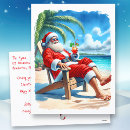 Search for beach santa claus postcards Merry christmas