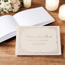 Search for rose gold wedding guest books Calligraphy