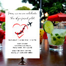 Search for aeroplane heart invitations Minimalist