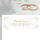 Search for gold calligraphy return address labels Vintage