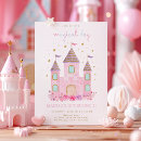 Search for princess castle invitations Watercolor floral