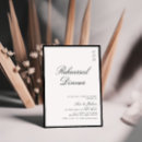 Search for white rehearsal dinner invitations Black and white