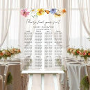 Search for unique wedding seating charts Calligraphy
