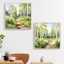 Search for birch tree art Green
