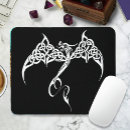 Search for black dragons mouse mats White