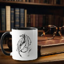 Search for tribal dragon mugs Black