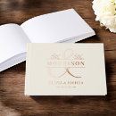 Search for rose gold wedding guest books Modern