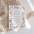 Search for fall in love baby shower invitations Woodland