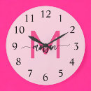 Search for hot pink clocks Cute