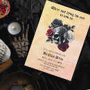 Search for adult halloween birthday invitations Skeleton