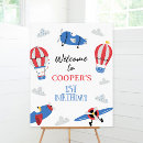 Search for airplane birthday posters Baby boy