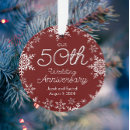 Search for red and gold christmas tree decorations Couple