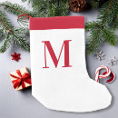 Search for monogrammed christmas stockings Modern