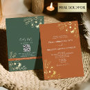 Search for elegant gold foil invitations Green