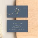 Search for navy blue and gold business cards Elegant