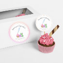 Search for cupcake business stickers Watercolor