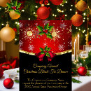 Search for red black christmas invitations Xmas