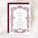 Search for baroque invitations French toile
