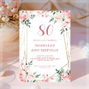 Search for beautiful birthday invitations Pink roses