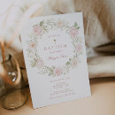 Search for rose christening invitations Blush
