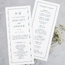 Search for formal wedding programs Classic