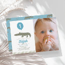 Search for alligator birthday invitations Blue