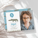 Search for alligator birthday invitations Blue