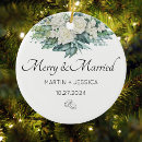 Search for merry and married christmas tree decorations Zmarried