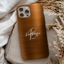 Search for orange white iphone cases Monogram initial