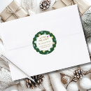 Search for classic round address stickers Simple
