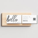 Search for handwritten business cards Social media icons