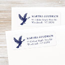 Search for peace dove return address labels Blue