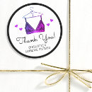 Search for lace bridal shower stickers Thank you