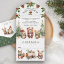 Search for forest friends invitations Gender neutral boy girl