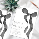 Search for black white blue wedding invitations Simple