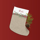 Search for rustic christmas stockings Trendy