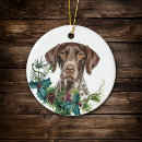 Search for german shorthaired pointer christmas tree decorations Animal