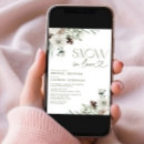 Search for snow bridal shower invitations Modern