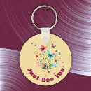 Search for cute bee key rings Watercolor