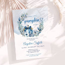 Search for autumn christening invitations Pumpkin