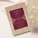 Search for burgundy wedding reception invitations Floral