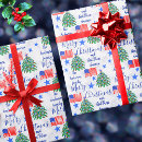 Search for patriotic christmas wrapping paper United states