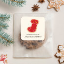 Search for red cookie stickers Winter