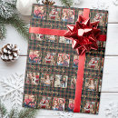 Search for unique holiday wrapping paper Photo collage