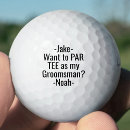 Search for bachelor party golf balls Black and white