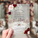 Search for elegant red wedding invitations Simple elegance
