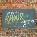 Search for dinosaur welcome signs Trex