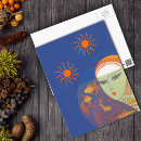 Search for sun face postcards Blue
