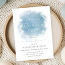 Search for heaven sent invitations Watercolor